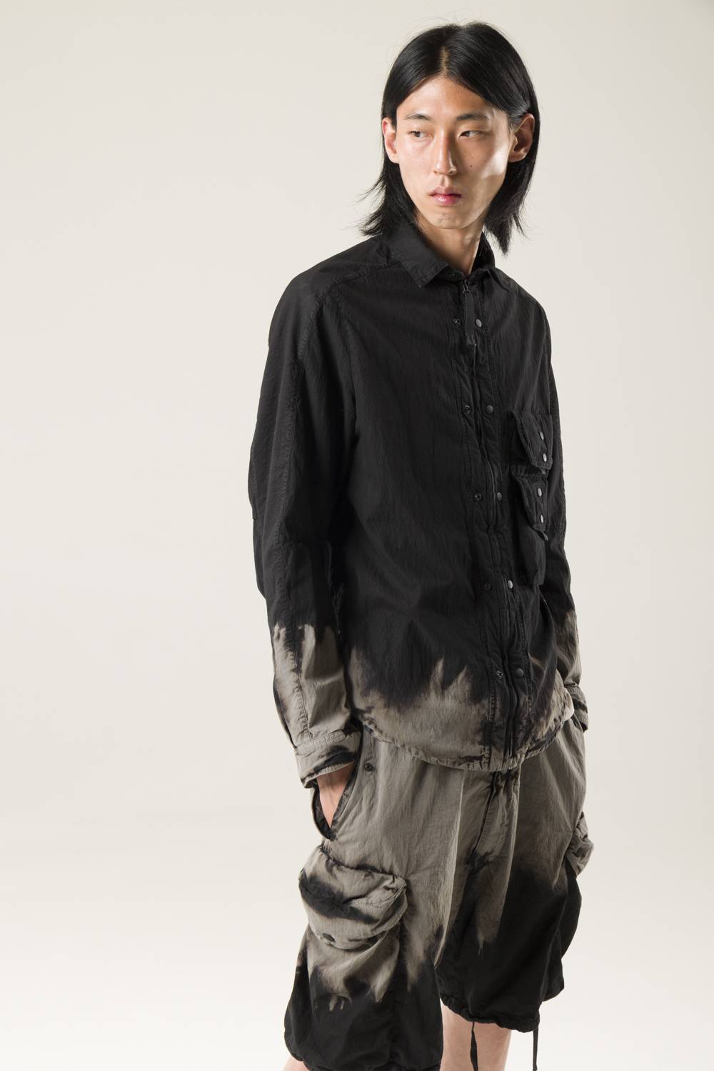 NemeN NMN_E22230_160 [ALMA DISCHARGED CARGO OVERSHIRT] Nuovo