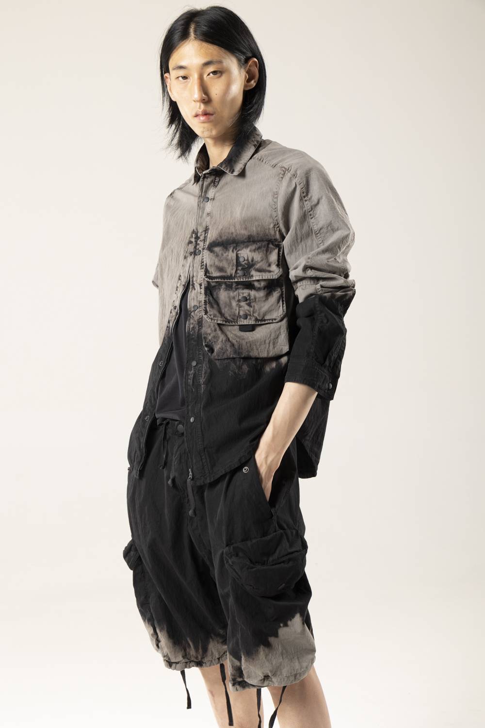 NemeN NMN_E22230_190 [ALMA DISCHARGED CARGO OVERSHIRT] Qualità