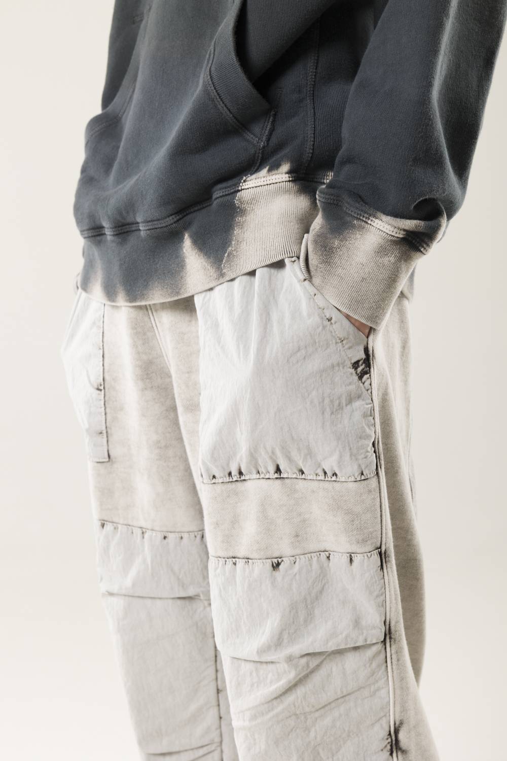 NemeN NMN_E22118F_160 [GEM DISCHARGED HOODY] Acquista Ora