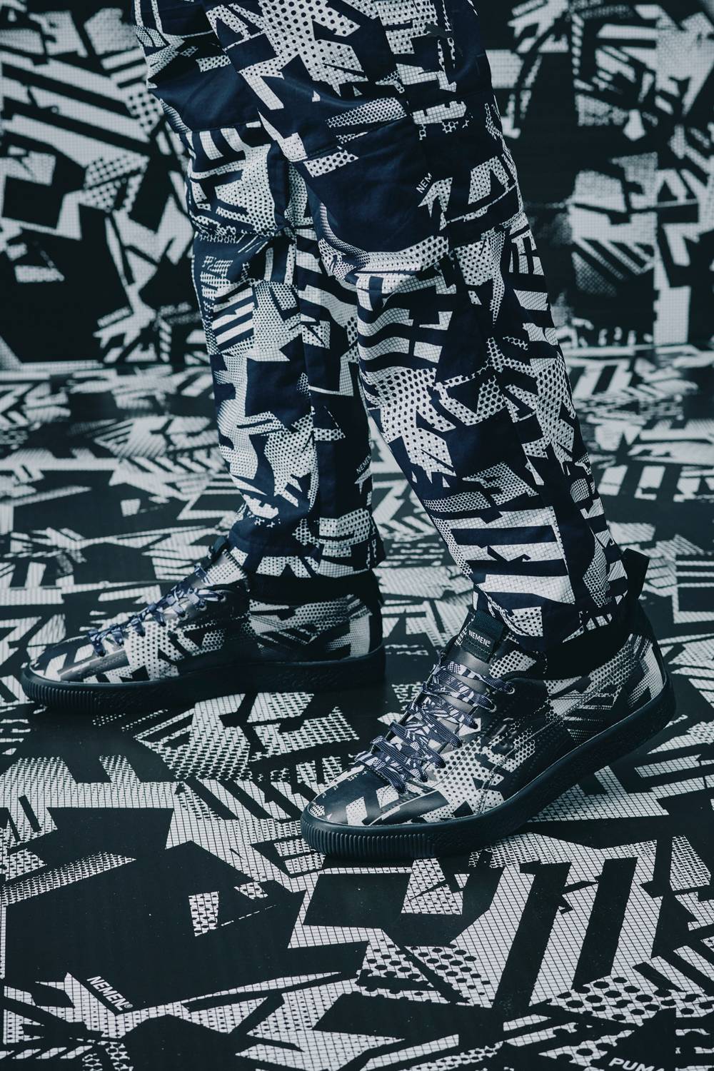NemeN NMN_PUMA_382578 _01 [PUMA x NEMEN Clyde Spy Camo] Flash Sale
