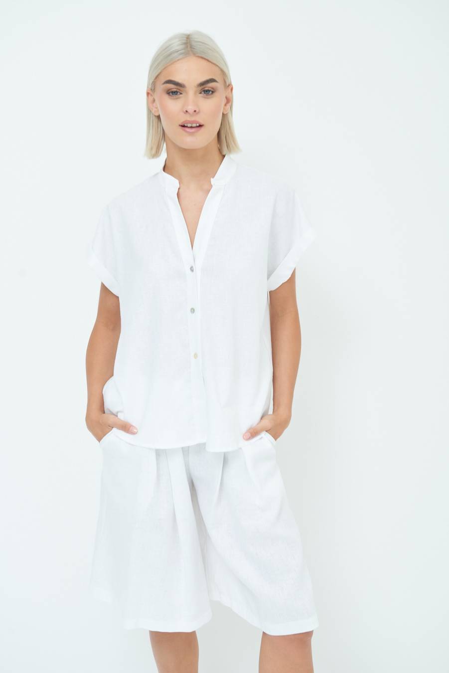 Kikisix CAMICIA MANICA ALETTA PANNA Italy
