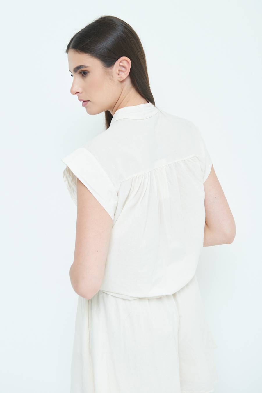 Kikisix CAMICIA SMANICATA CON NODO BURRO Sottocosto