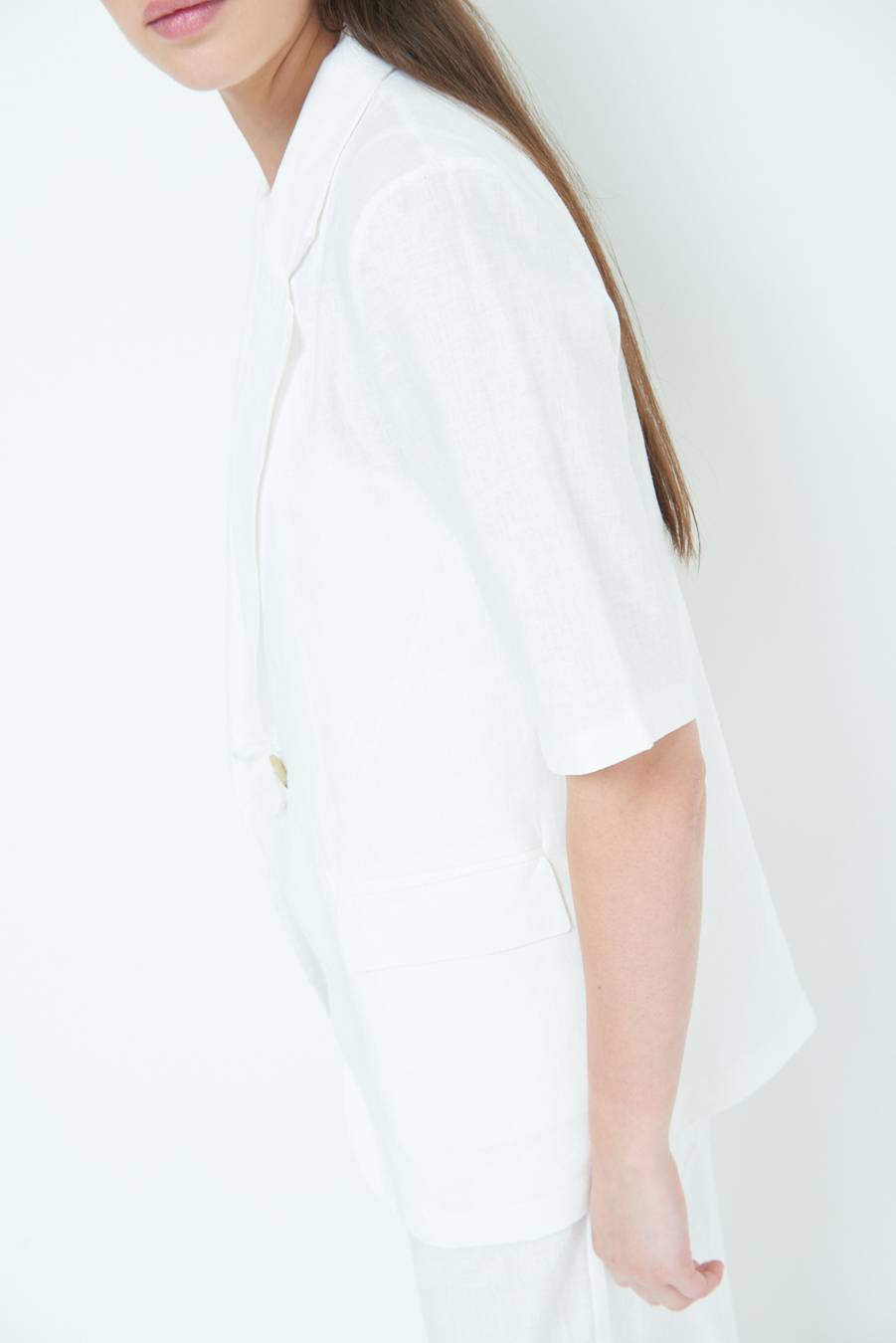 Kikisix GIACCA MEZZA MANICA BIANCO Offerte