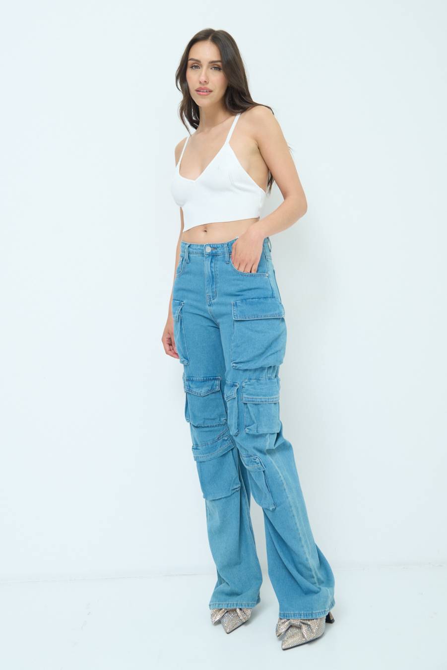 Kikisix JEANS CARGO JEANS 2025