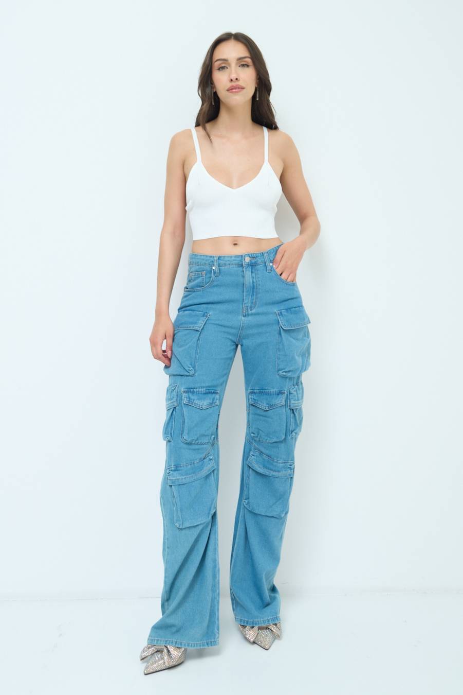 Kikisix JEANS CARGO JEANS 2025