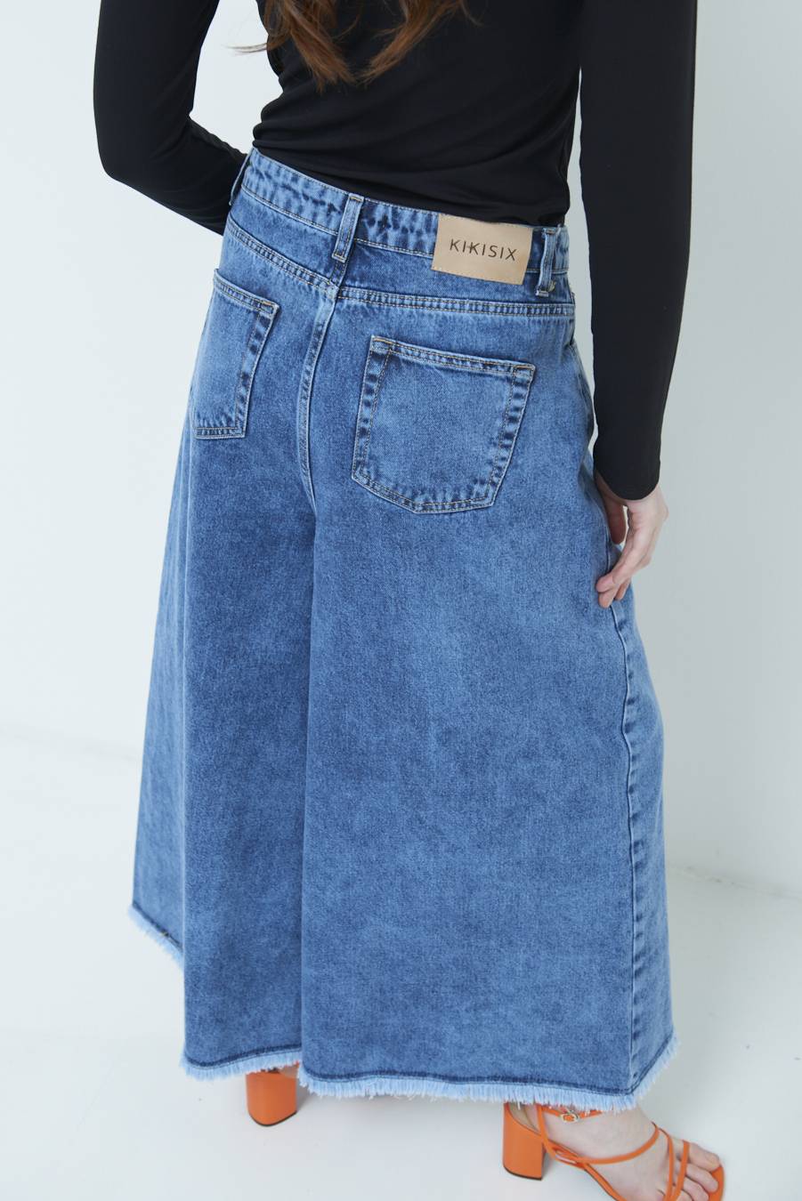 Kikisix PANTAGONNA MARMORIZZATO JEANS Vendita