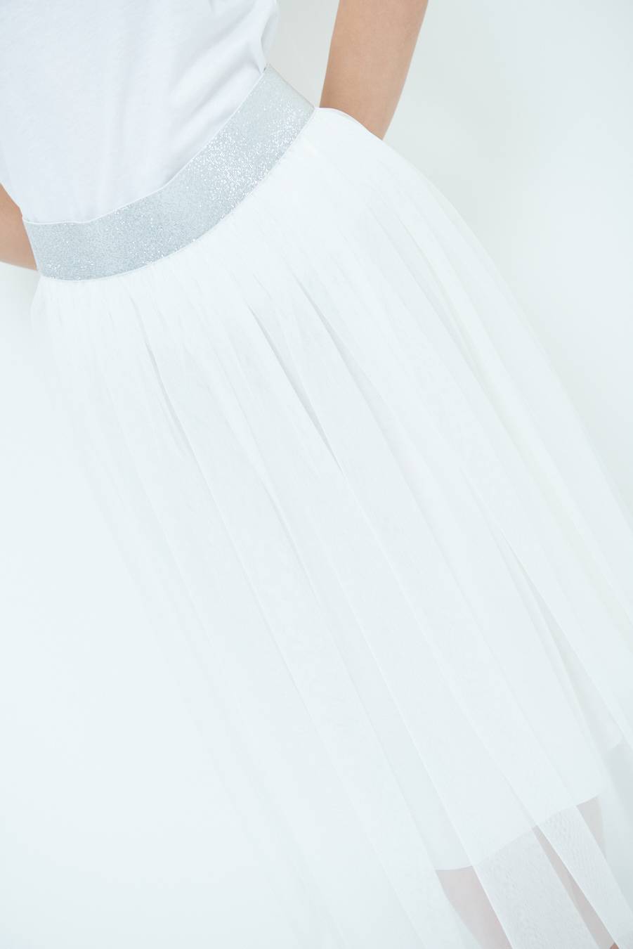 Kikisix GONNA TULLE BIANCO Outlet