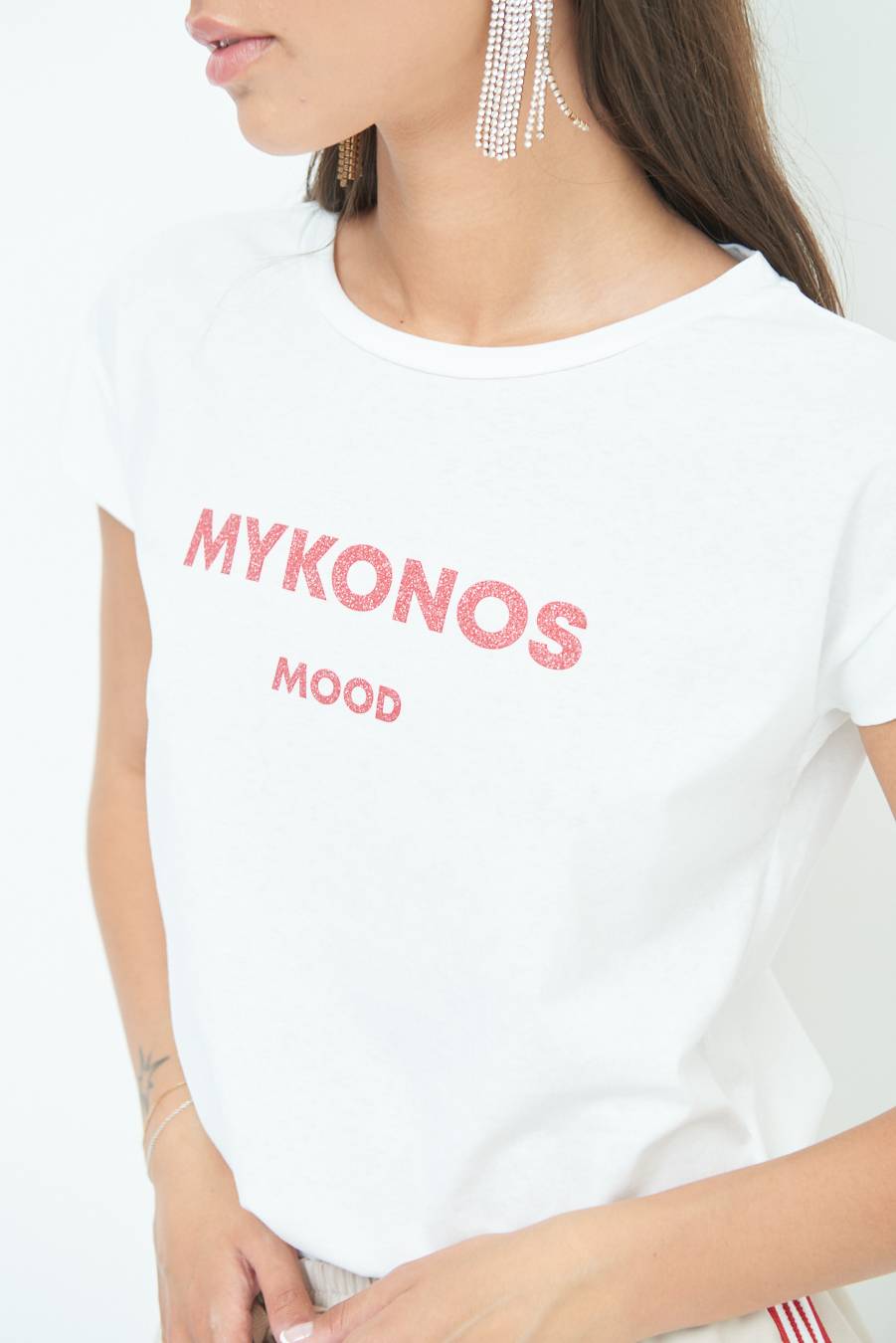 Kikisix T-SHIRT ''MYKONOS'' ROSSO Flash Sale