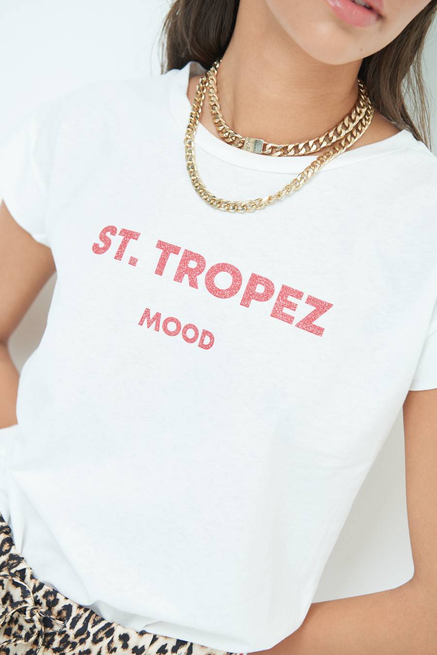 Kikisix T-SHIRT ''ST.TROPEZ'' ROSSO Vendite stagionali
