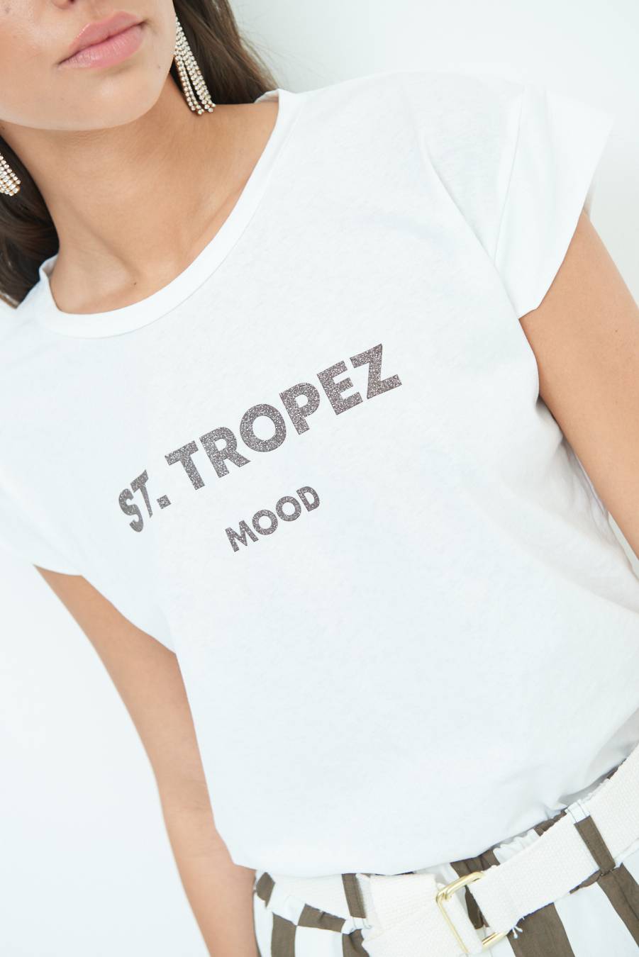 Kikisix T-SHIRT ''ST.TROPEZ'' CIOCCOLATO Black Friday