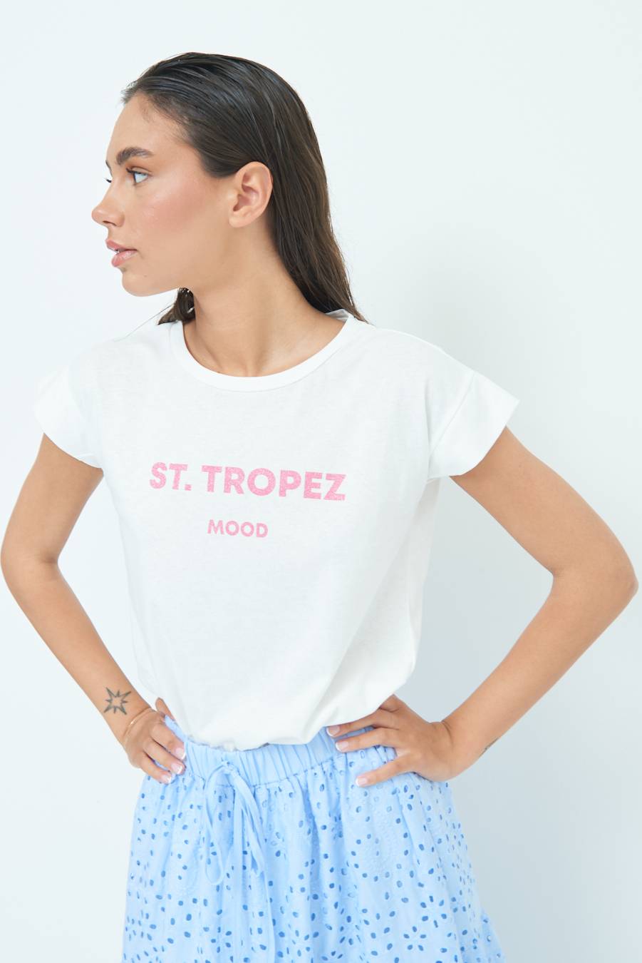 Kikisix T-SHIRT ''ST.TROPEZ'' BUBBLE Cyber Monday