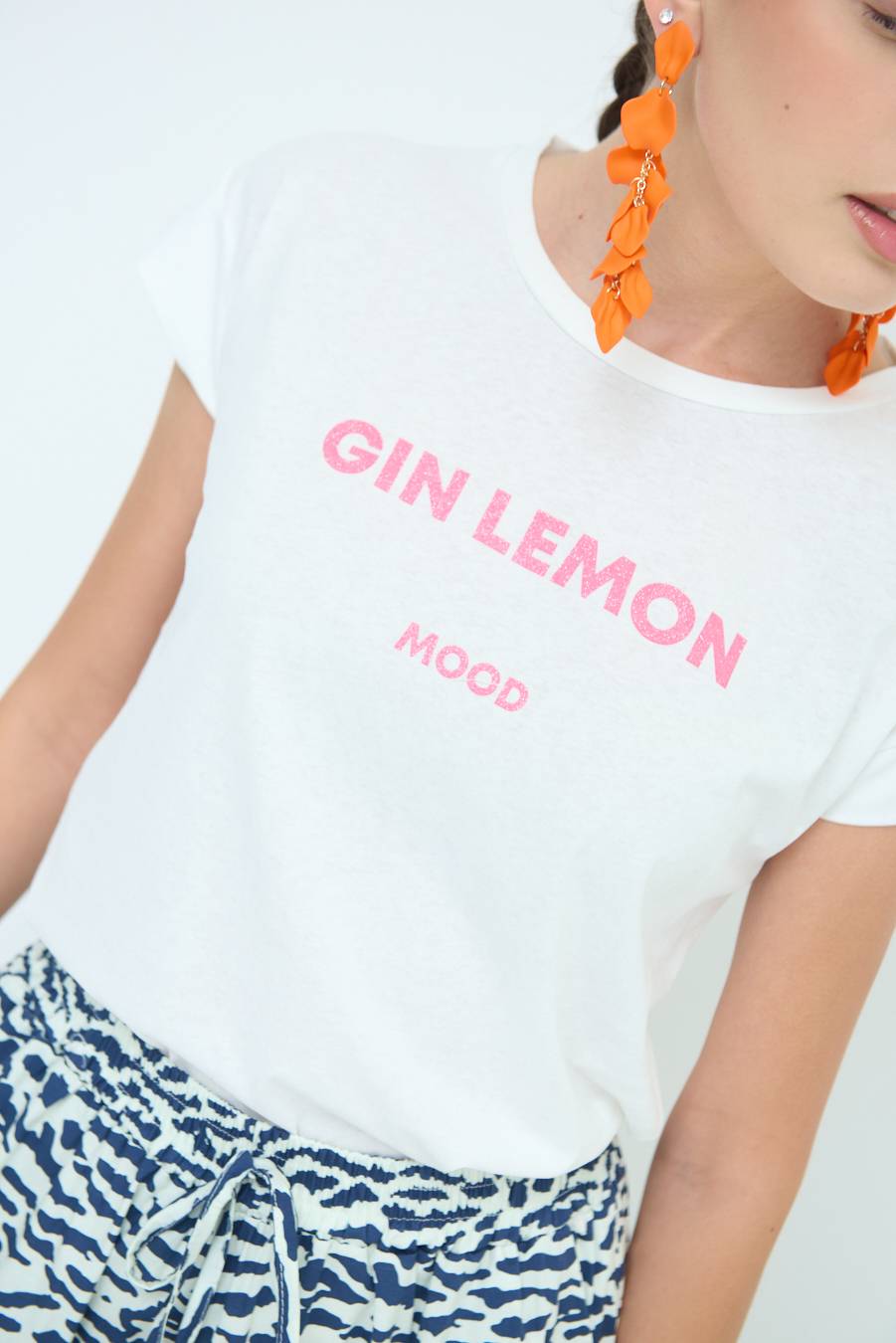 Kikisix T-SHIRT ''GIN LEMON'' BUBBLE Offerta Anniversario
