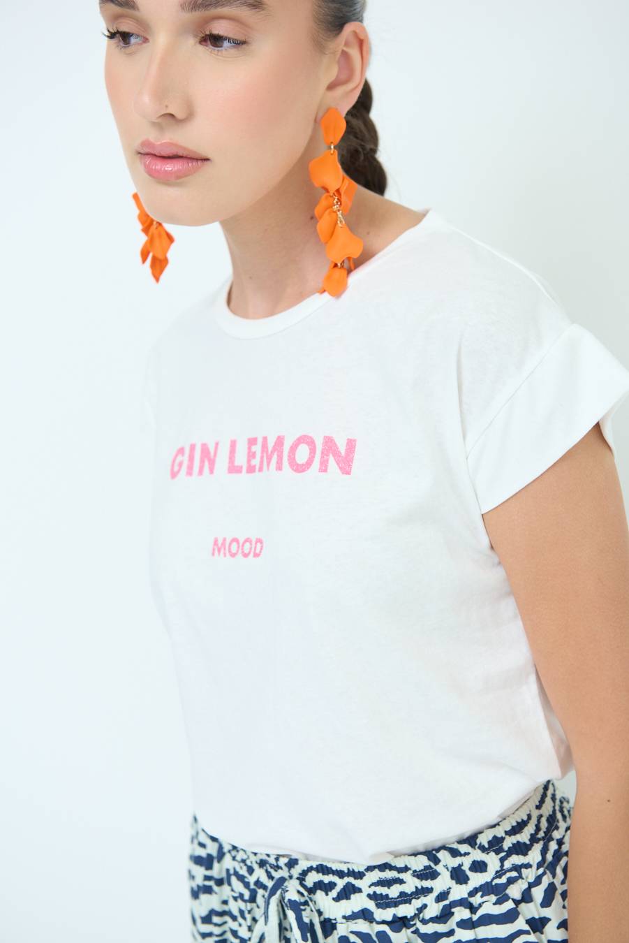 Kikisix T-SHIRT ''GIN LEMON'' BUBBLE Offerta Anniversario