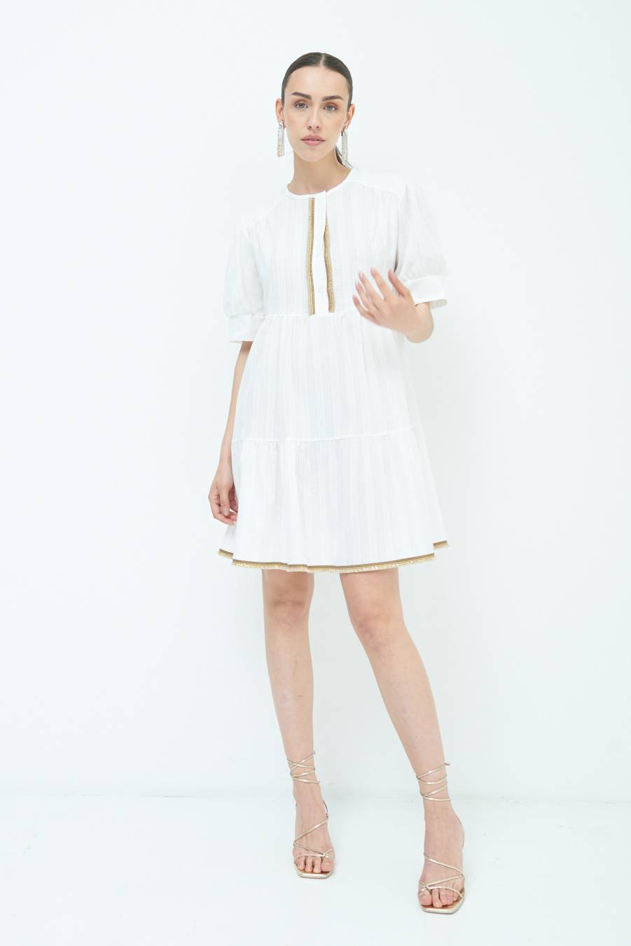 Kikisix ABITINO CON INSERTO ORO BIANCO Promozione Limitata