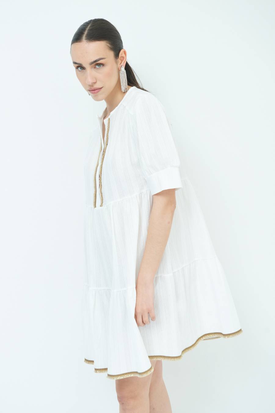 Kikisix ABITINO CON INSERTO ORO BIANCO Promozione Limitata