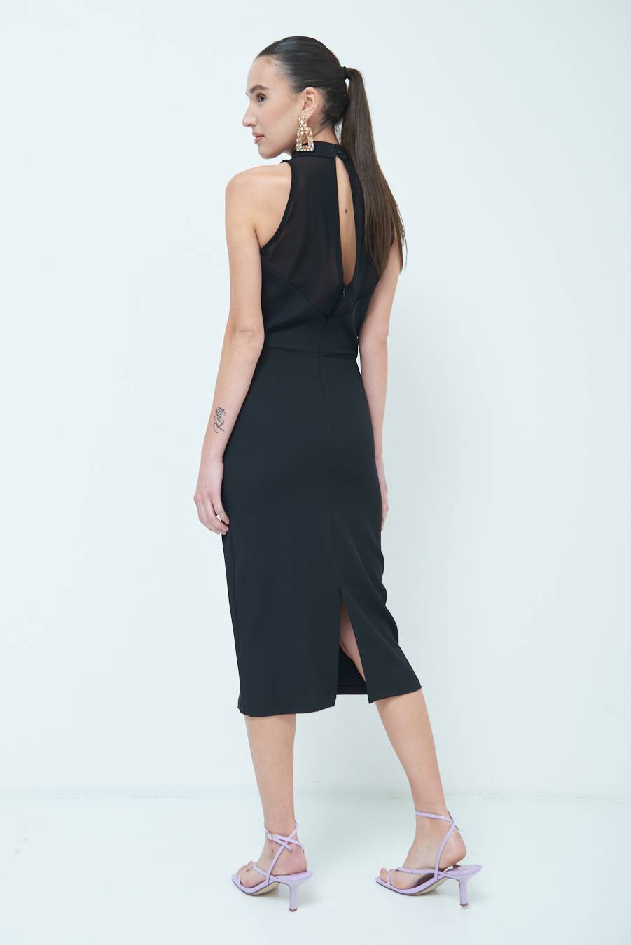 Kikisix VESTITO CADI+RETE NERO Hotsell