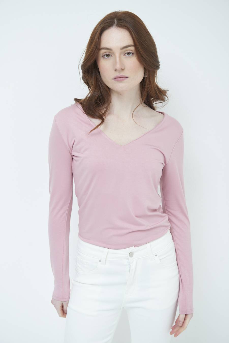 Kikisix BASICO SCOLLO V ROSA Fino al 55% di sconto