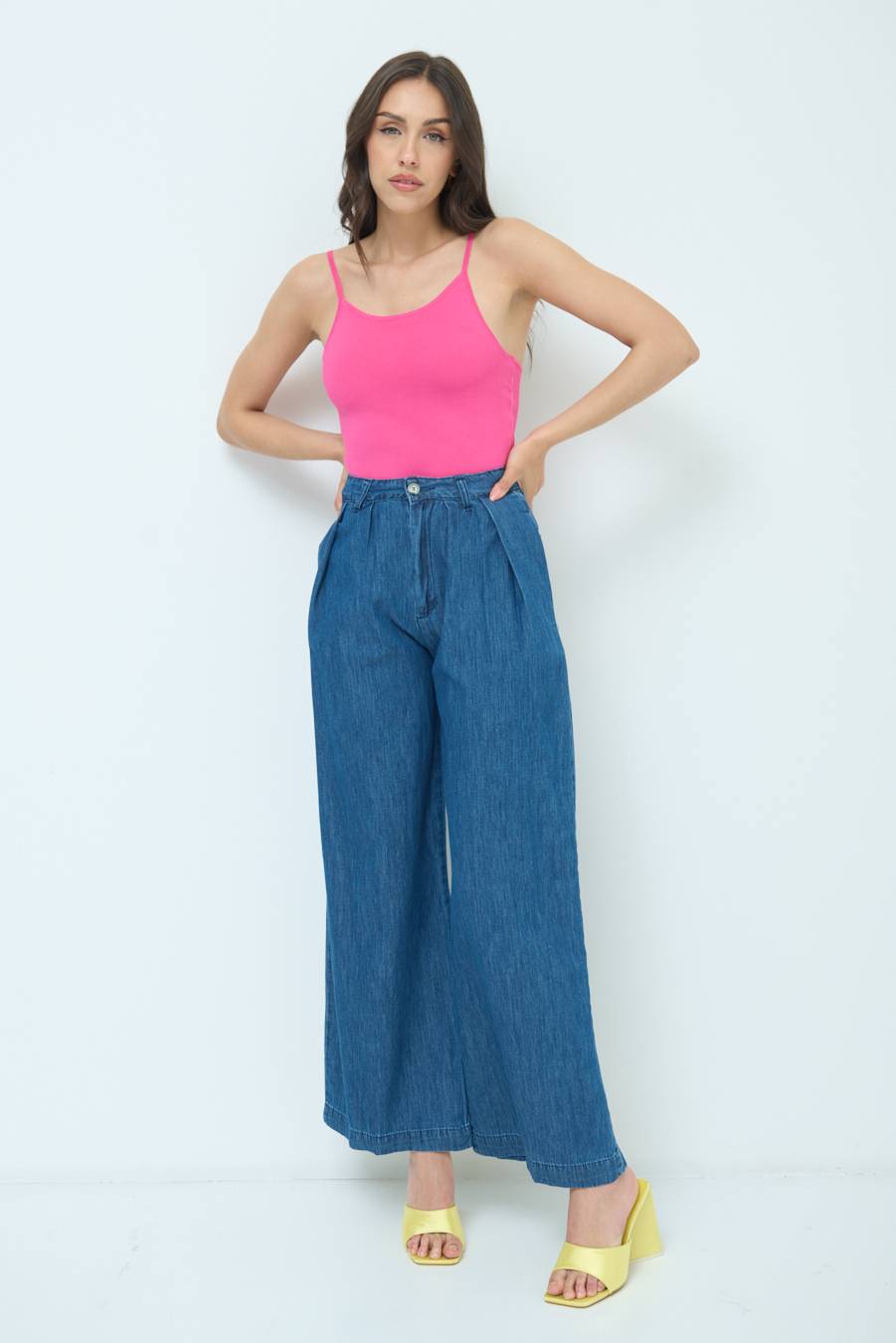 Kikisix PANTALONE CHAMBRAY PINCES JEANS Vendite stagionali