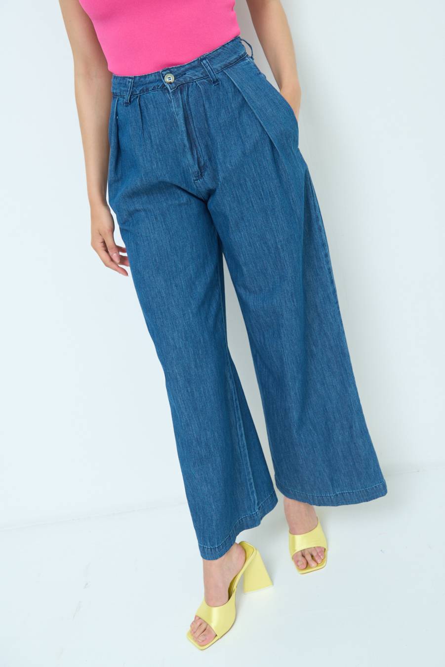 Kikisix PANTALONE CHAMBRAY PINCES JEANS Vendite stagionali