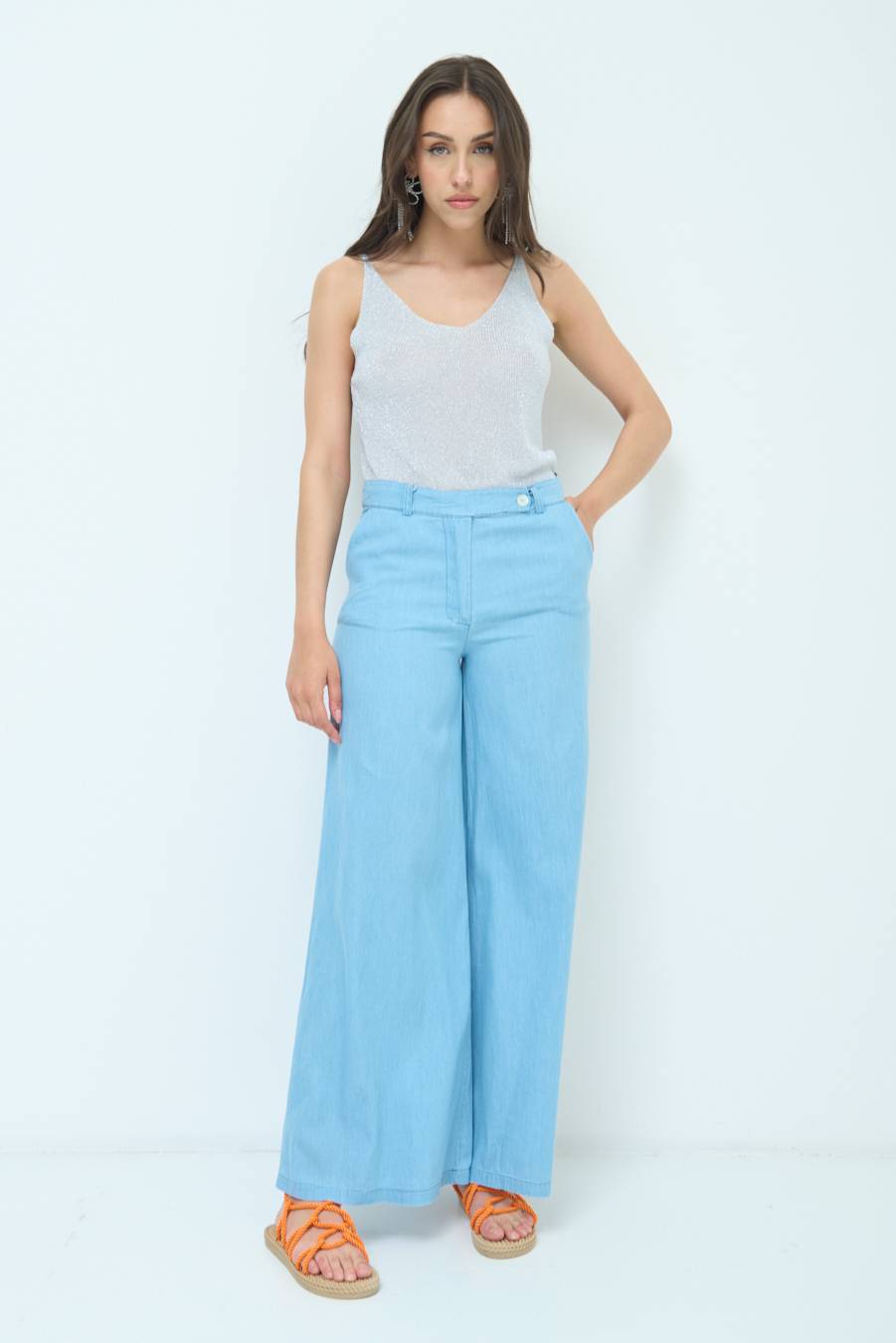 Kikisix PANTA ZAMPA MAXI BLU CHIARO Offerta San Valentino