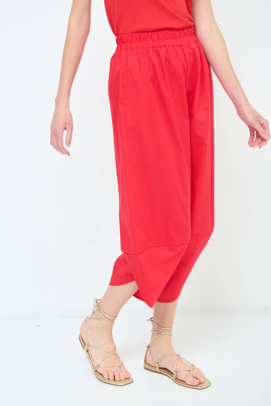 Kikisix PANTALONE OVER ROSSO Offerta temporanea