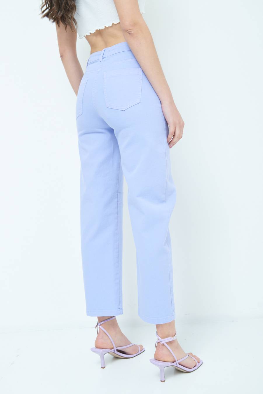 Kikisix PANTALONE LINEA UOVO LILLA Bestseller