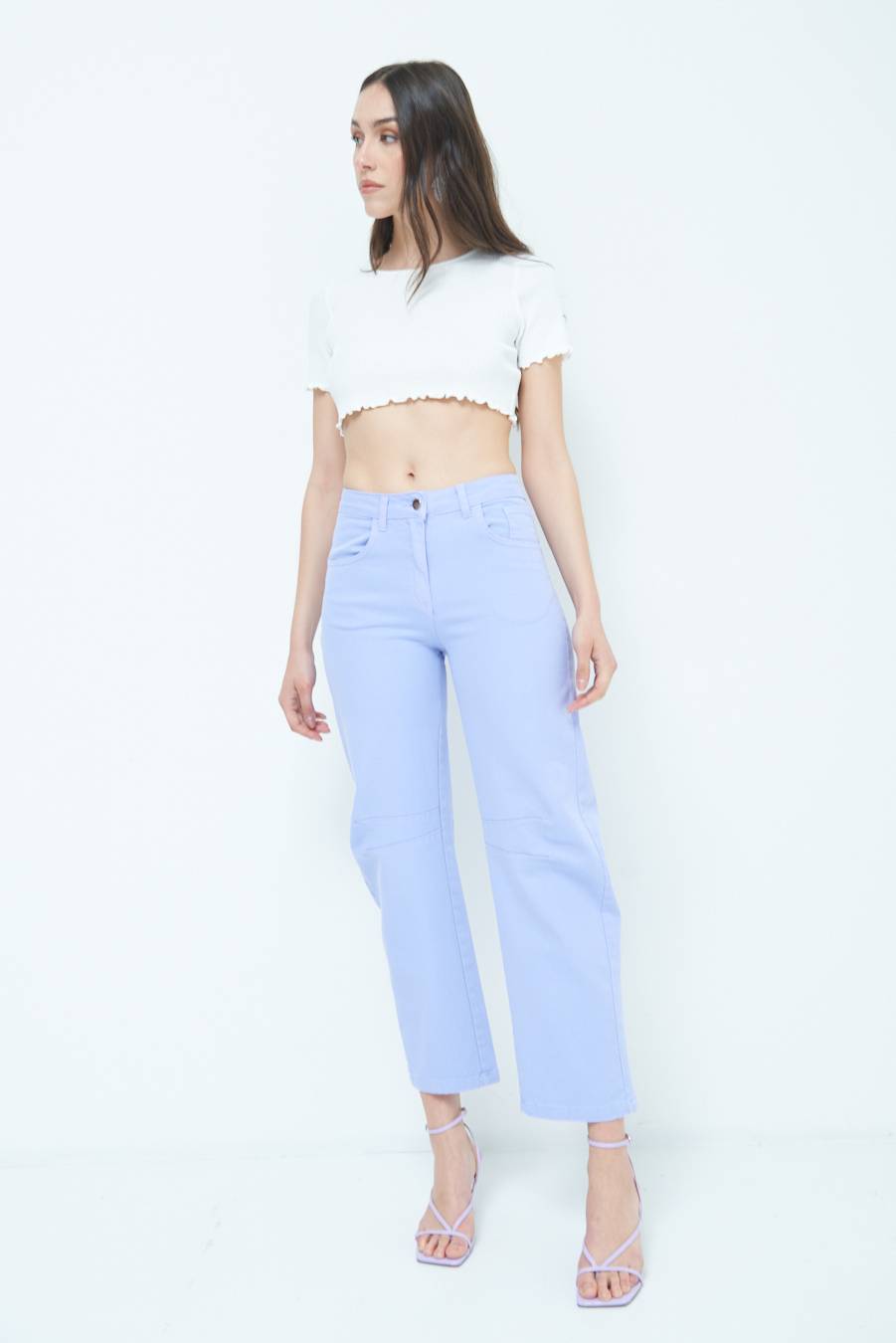 Kikisix PANTALONE LINEA UOVO LILLA Bestseller