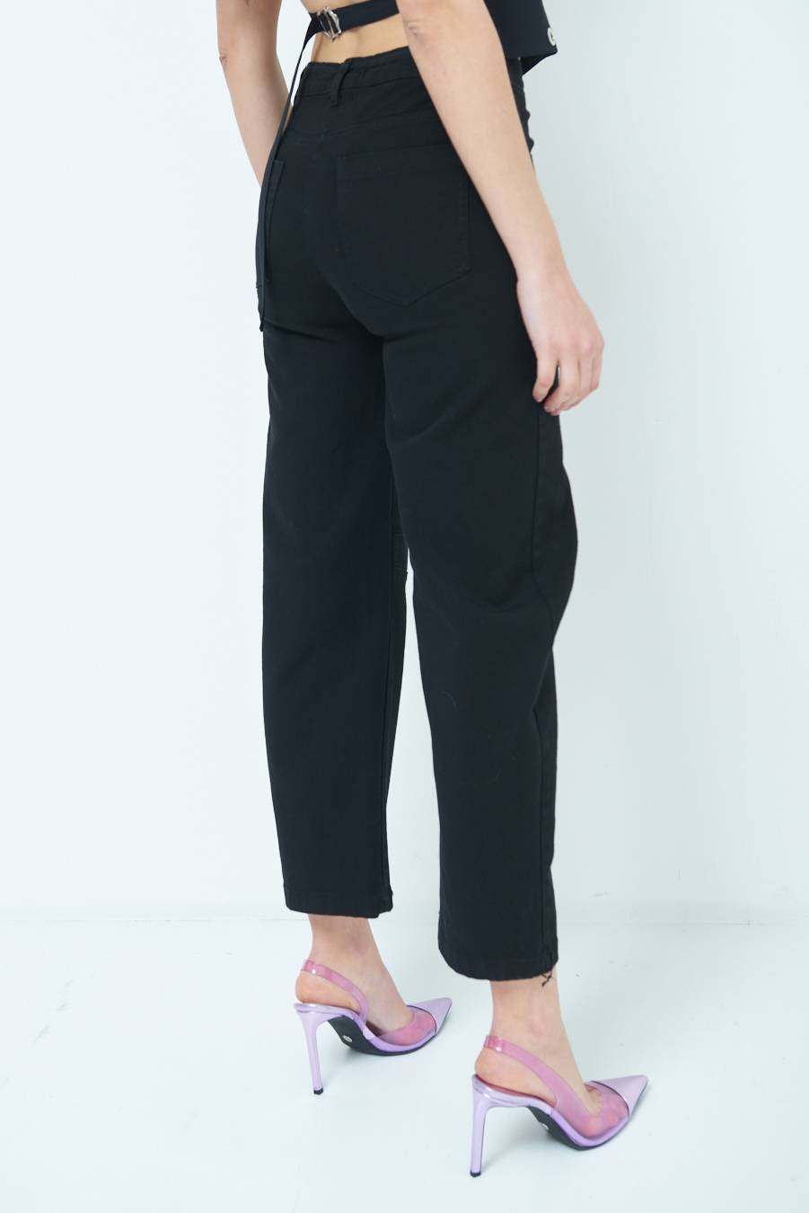 Kikisix PANTALONE LINEA UOVO NERO Comprane uno, ottenene uno gratis