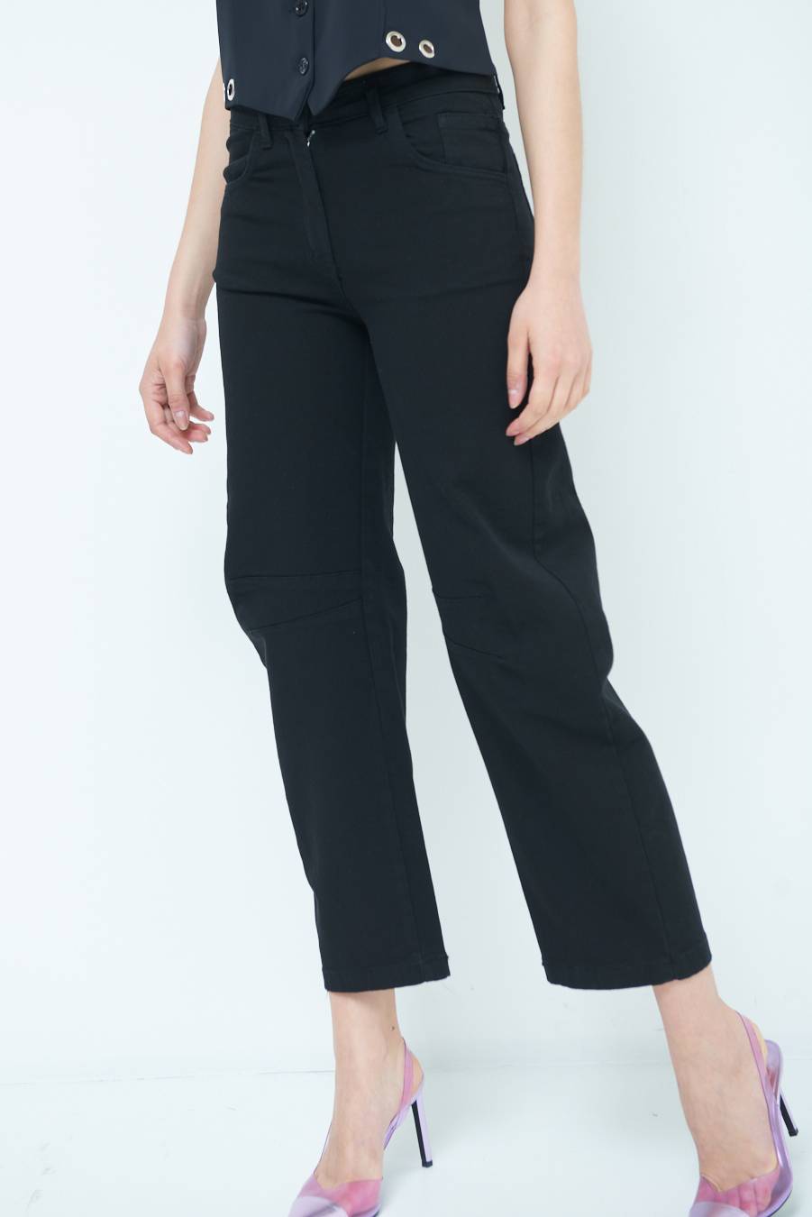 Kikisix PANTALONE LINEA UOVO NERO Comprane uno, ottenene uno gratis