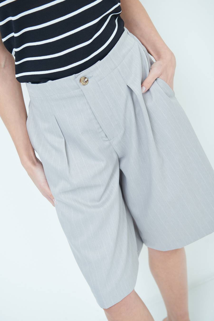 Kikisix PANTA GONNA 3/4 SILVER Sconti VIP