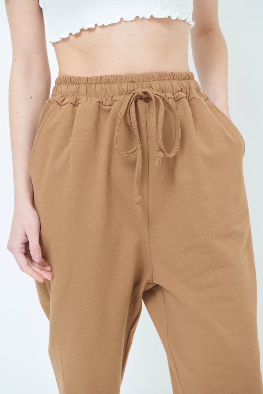 Kikisix PANTALONE TUTA TABACCO Ritorno libero