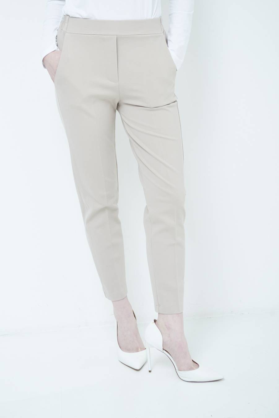 Kikisix PANTALONE SIGARETTA BEIGE 50% di sconto con spedizione gratuita