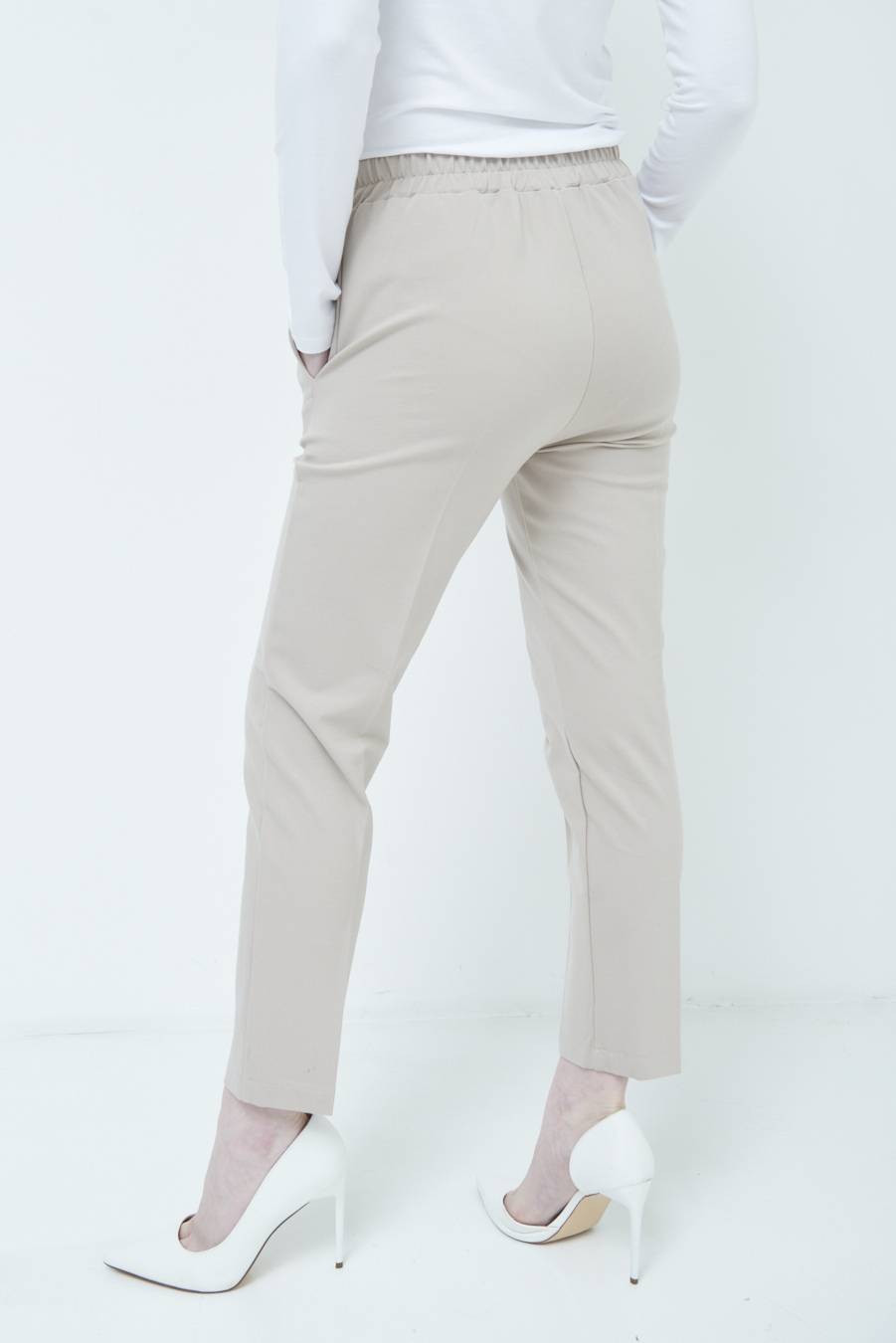 Kikisix PANTALONE SIGARETTA BEIGE 50% di sconto con spedizione gratuita