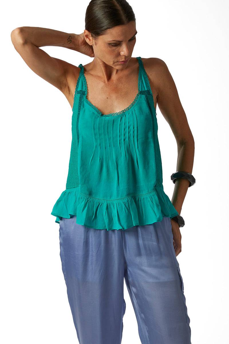 La Kore Michela lace top Prezzo Ridotto
