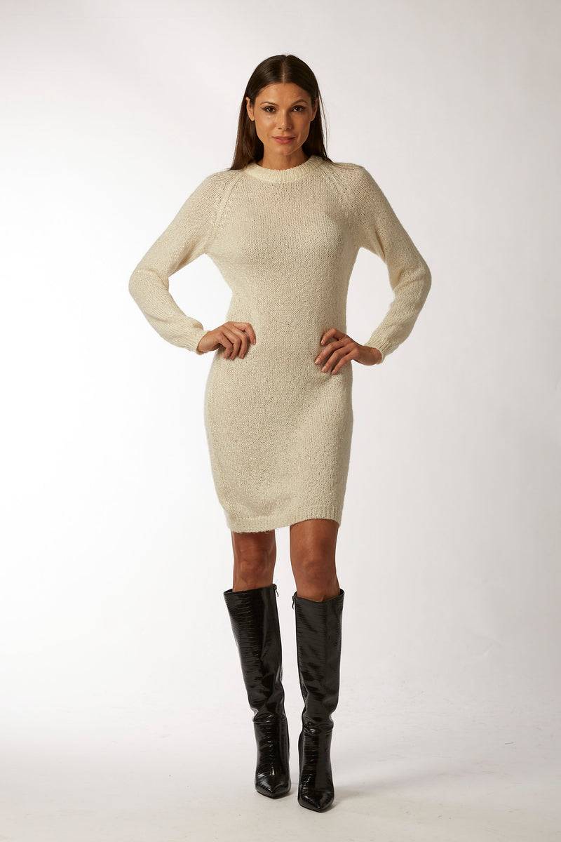 La Kore COPENHAGEN knit dress with lurex Discount Store per i nuovi prodotti