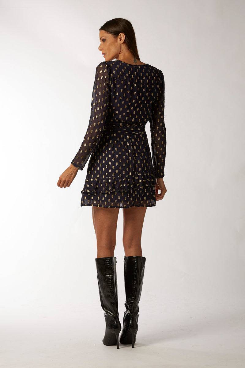 La Kore CAIRO short dress viscose lame Enormi sconti
