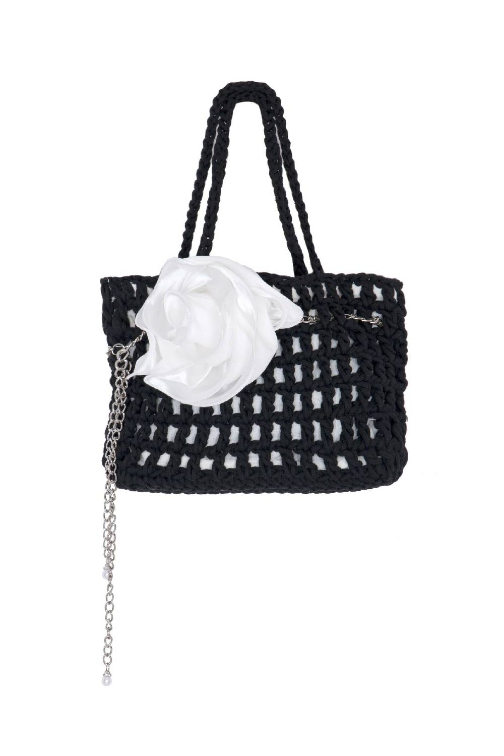 Lanacaprina BORSA CORDA CON ACCESSORIO Italia