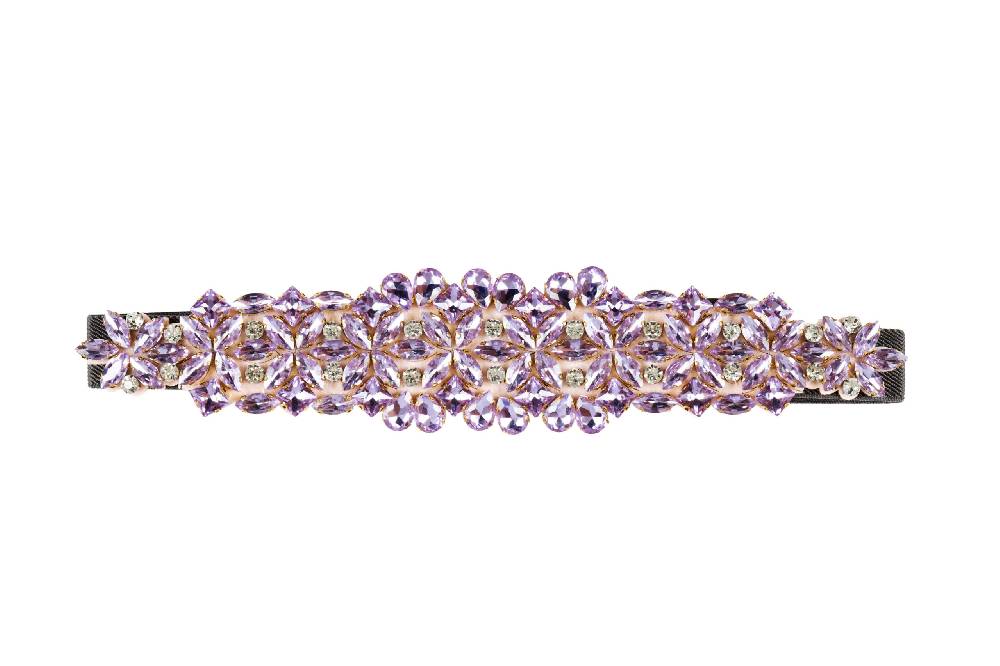 Lanacaprina CINTURA GIOIELLO CON STRASS