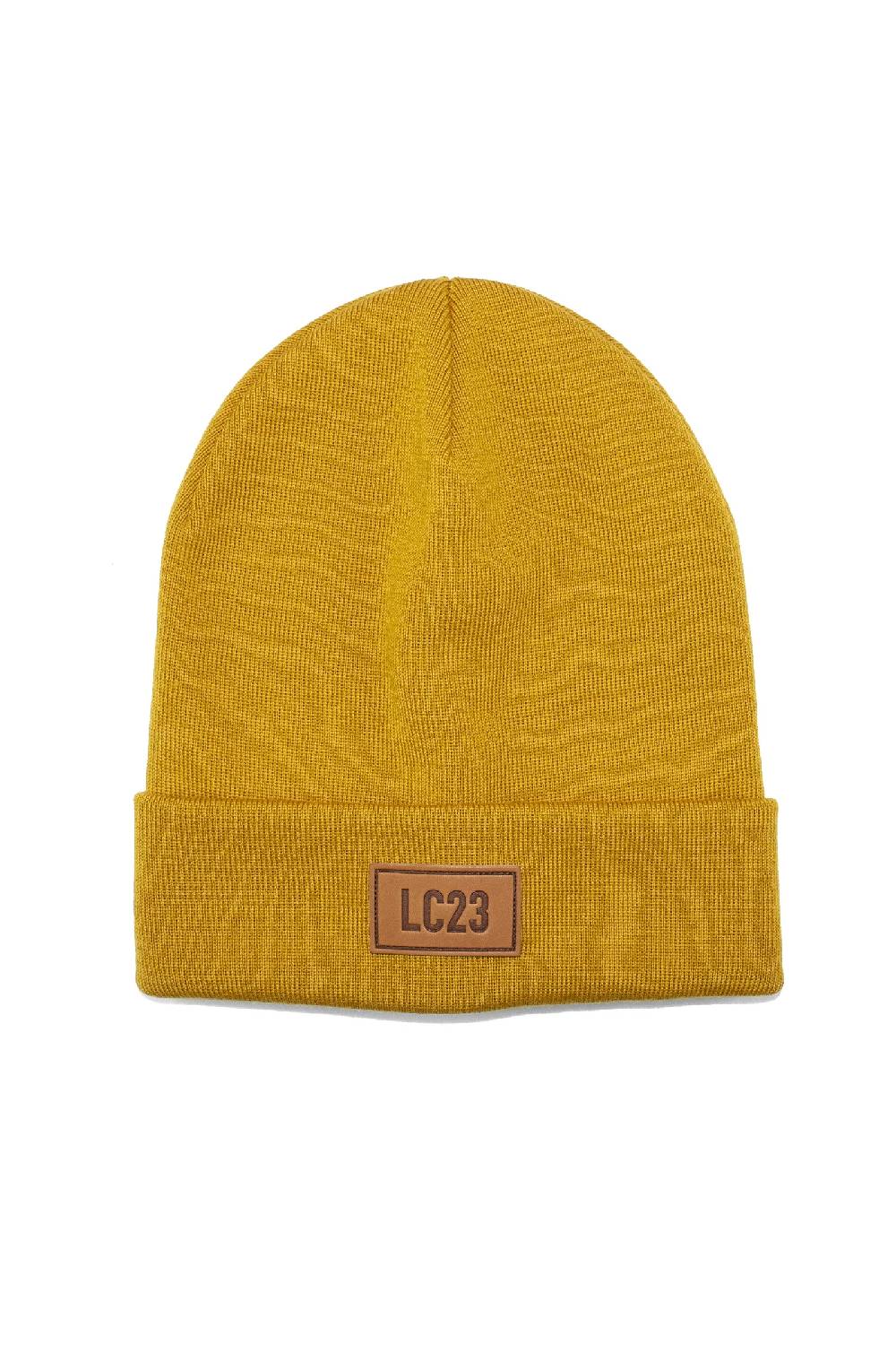 Lc23 Beanie Hat Patch Ocra Saldi Di Fabbrica