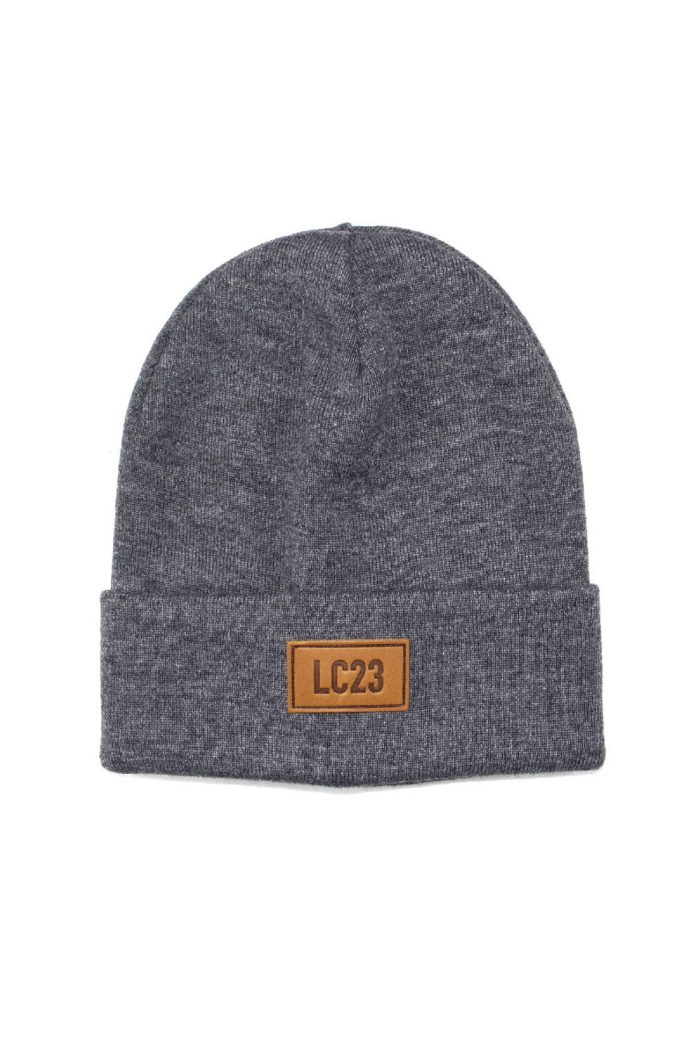 Lc23 Beanie Hat Patch Grey I Più Venduti