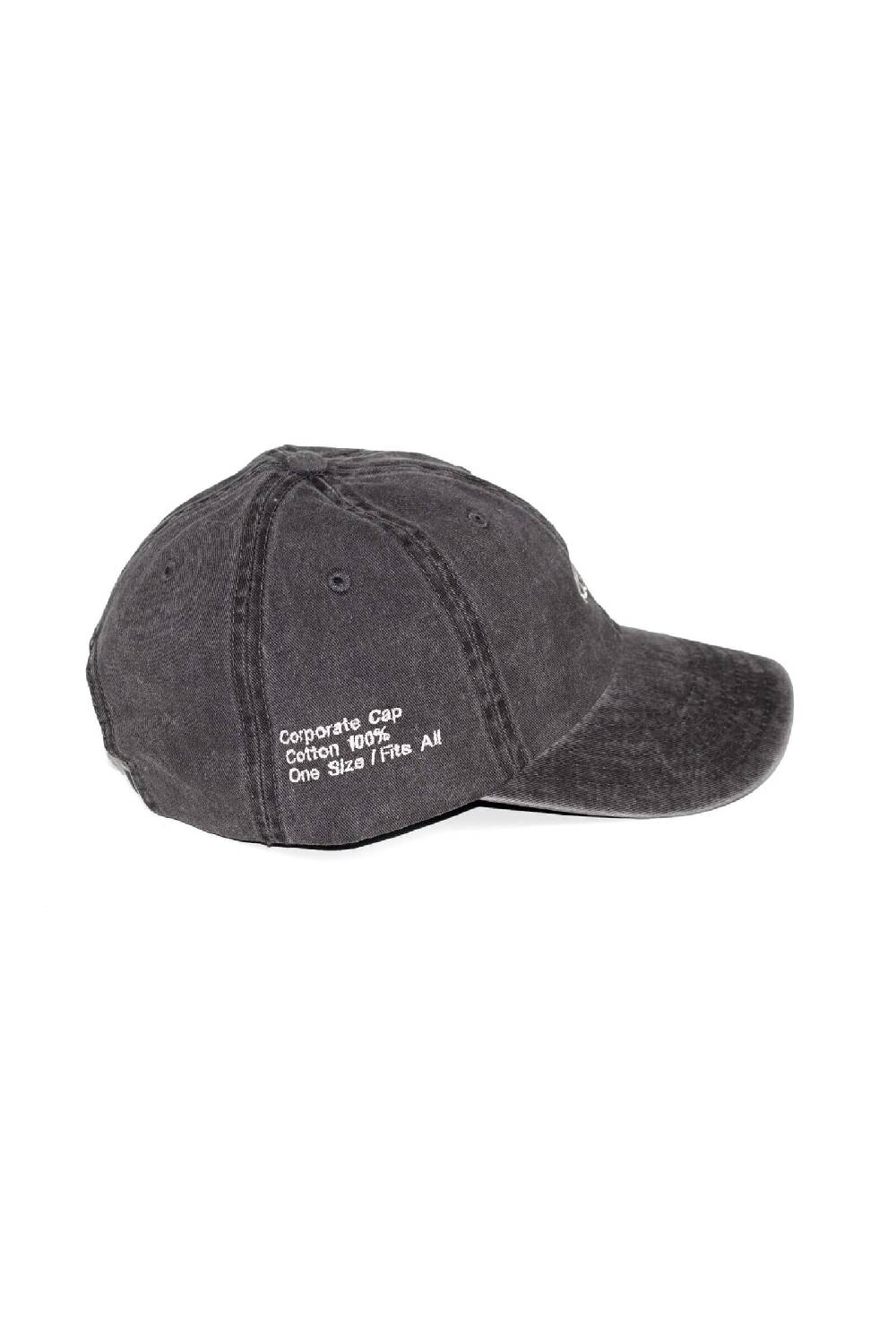 Lc23 Baseball Cap Washed Black Acquista Ora