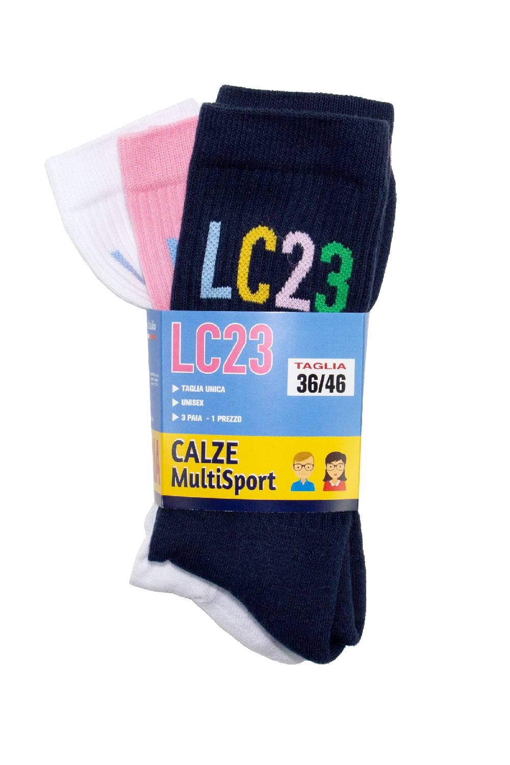 Lc23 LC23 Socks W-P-N Promozione Limitata