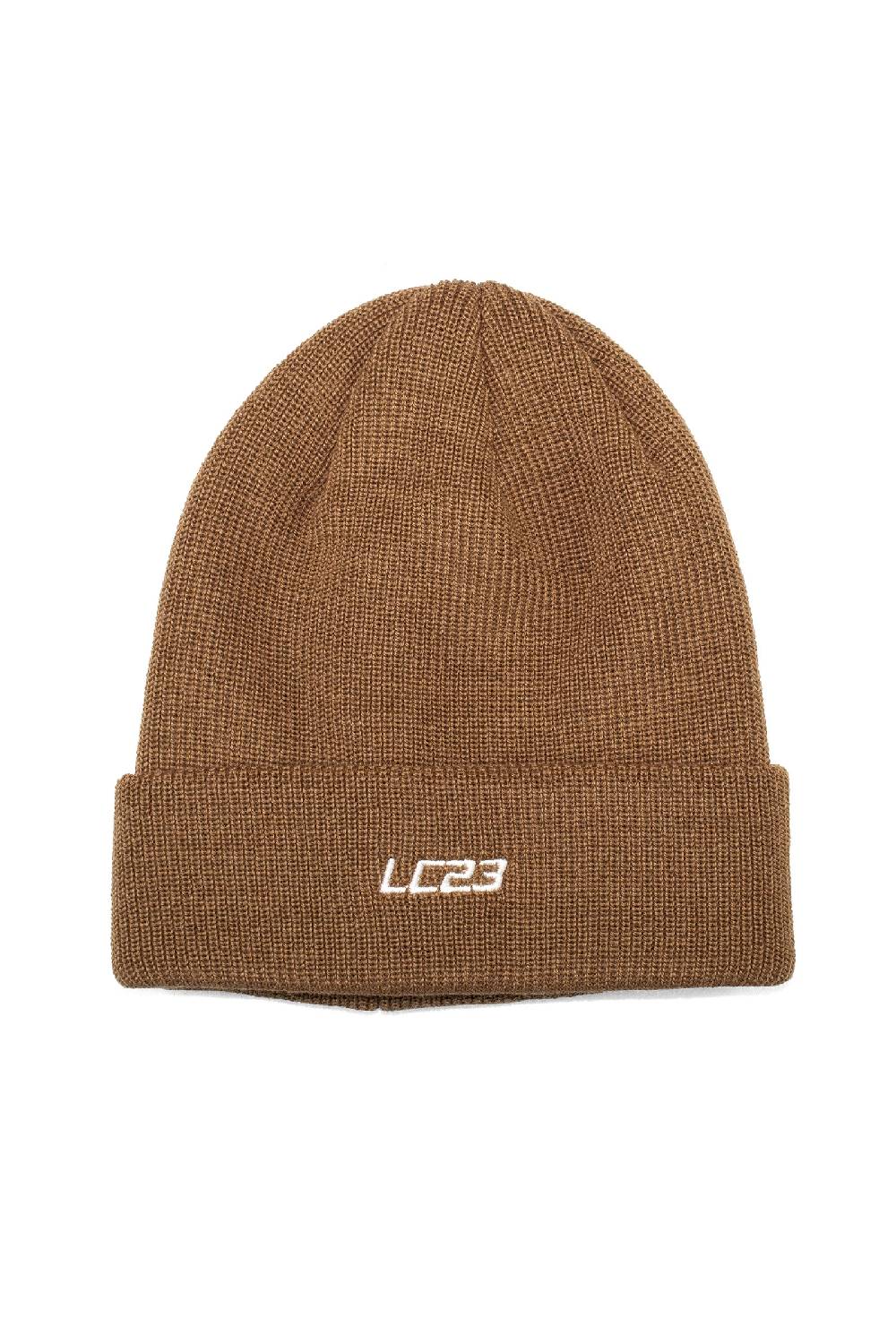 Lc23 Beanie Hat Embroidery Camel Offerta