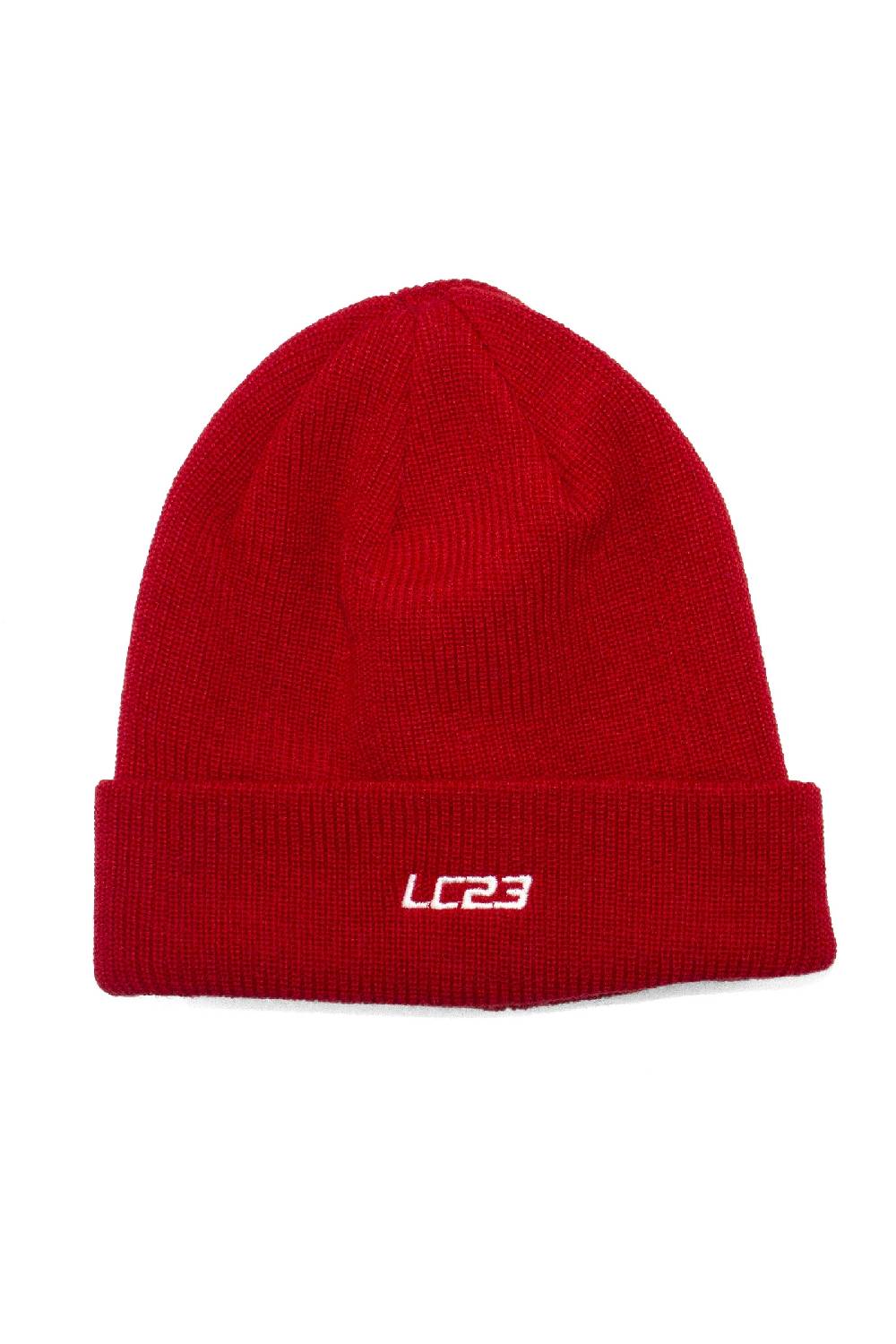 Lc23 Beanie Hat Embroidery Red Outlet
