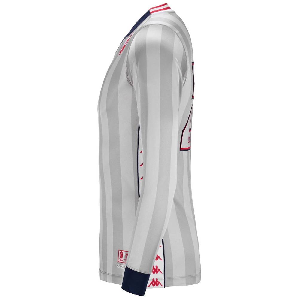 Lc23 LC23 x Kappa x SSC BARI Silver Jersey Long Sleeve Economico