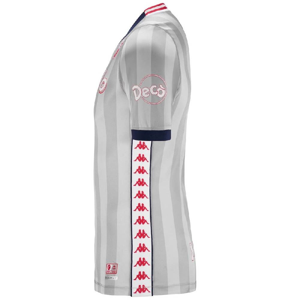 Lc23 LC23 x Kappa x SSC BARI Silver Jersey Short Sleeve Online