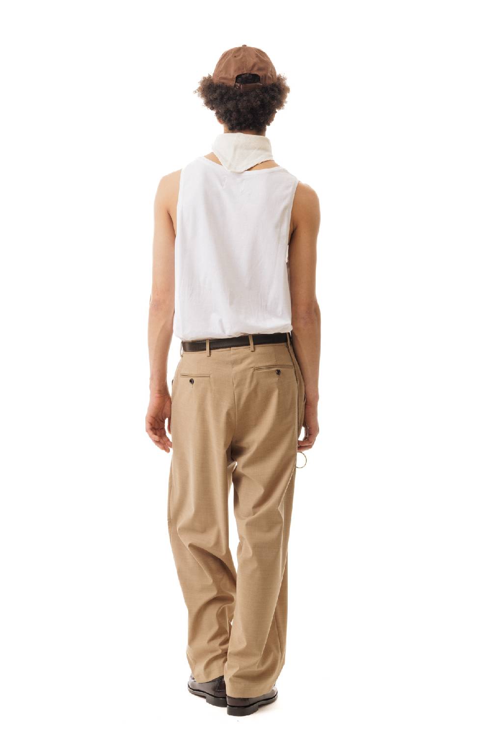 Lc23 Nylon-Wool Trousers Camel I Più Venduti