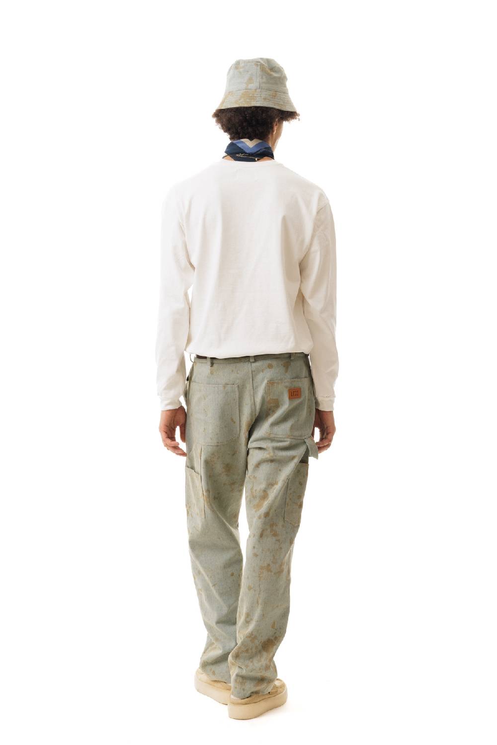 Lc23 Dirty Denim Work Trousers Vendite Flash