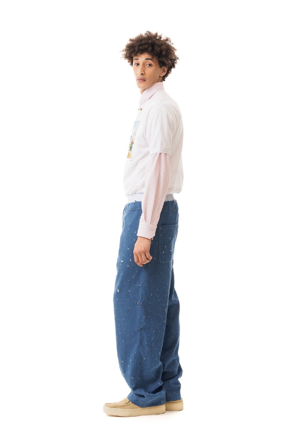 Lc23 Ripped Denim Pants Negozio