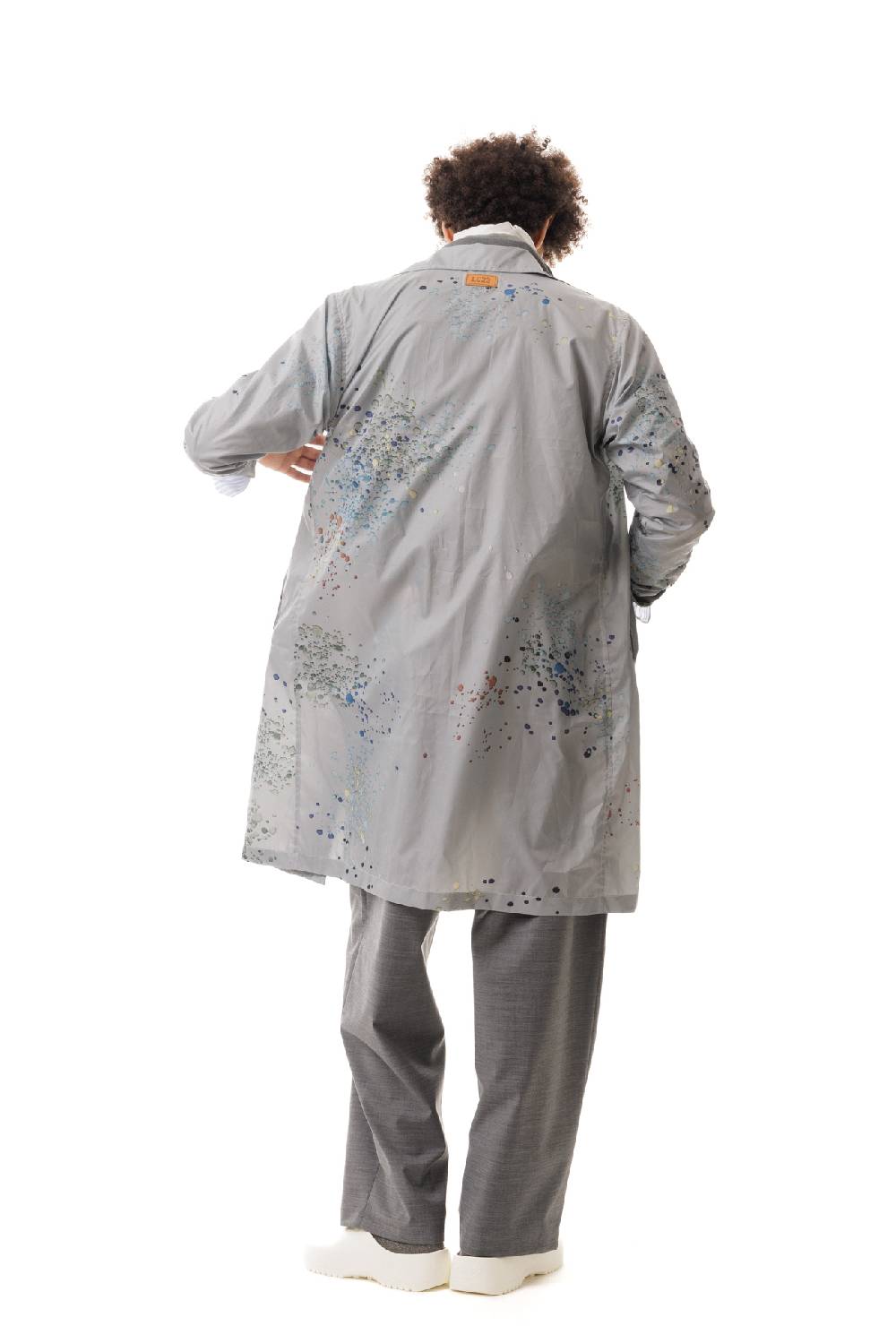 Lc23 Splash Printed Nylon Coat Nuovo